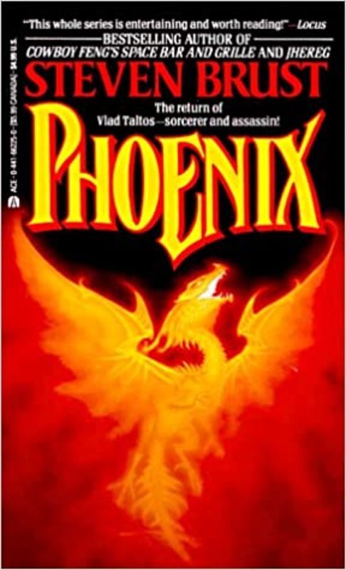 Book cover for "Phoenix" by Steven Brust