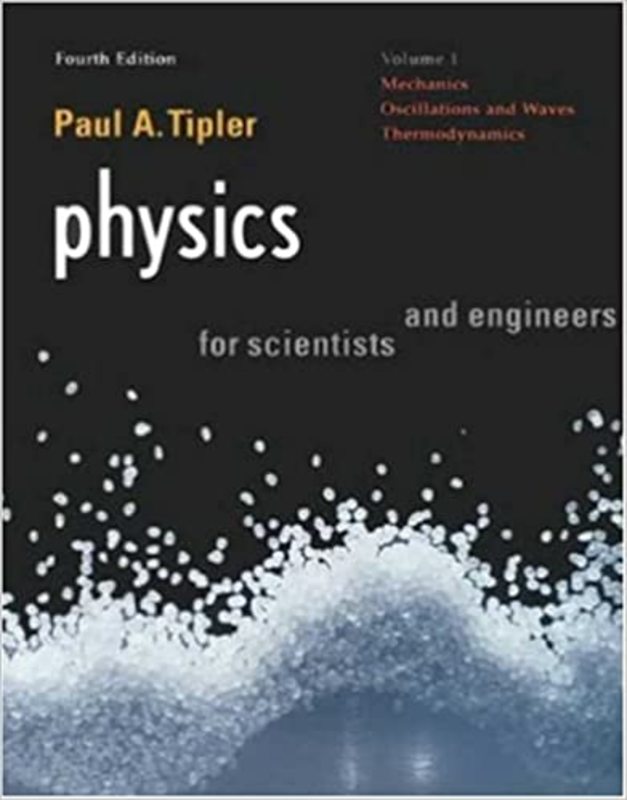 Book cover for "Physics for Scientists and Engineers" by Paul A. Tipler