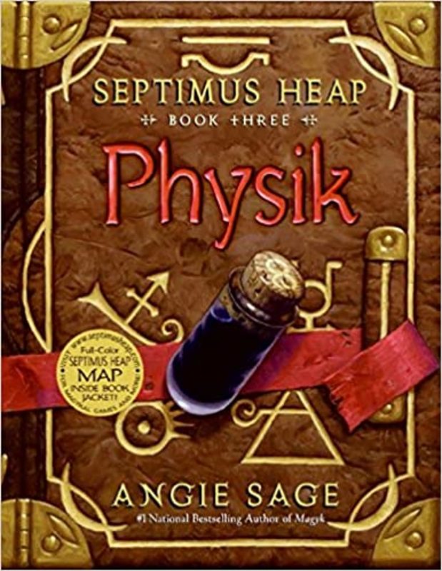 Book cover for "Physik" by Angie Sage