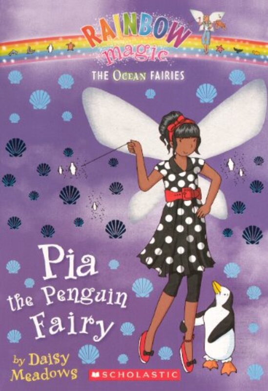 Book cover for "Pia the Penguin Fairy" by Daisy Meadows