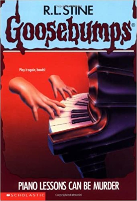 Book cover for "Piano Lessons Can Be Murder" by R.L. Stine