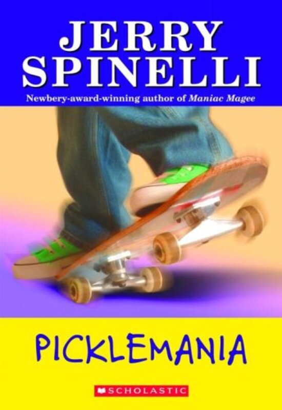 Book cover for "Picklemania" by Jerry Spinelli