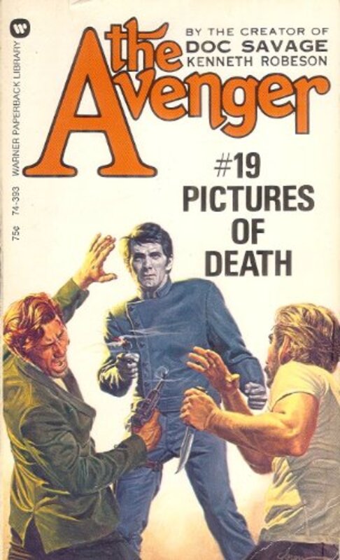 Book cover for "Pictures of Death" by Kenneth Robeson