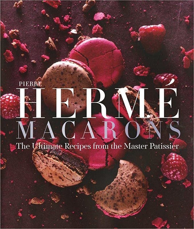 Book cover for "Pierre Hermé Macarons" by Pierre Hermé