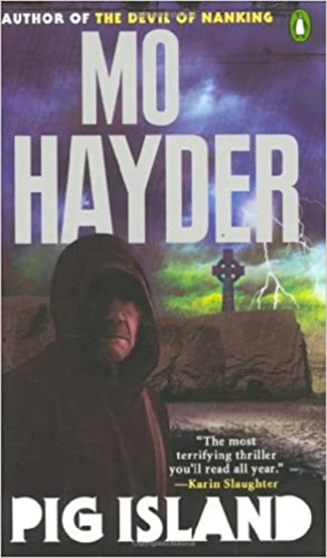Book cover for "Pig Island" by Mo Hayder