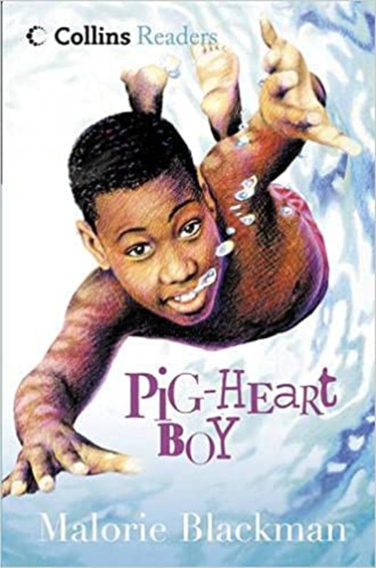 Book cover for "Pig-heart Boy" by Malorie Blackman