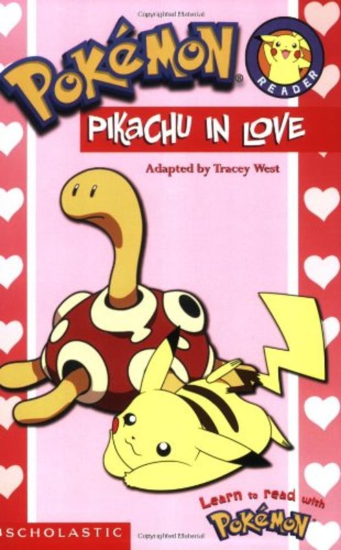 Book cover for "Pikachu in Love" by Tracey West