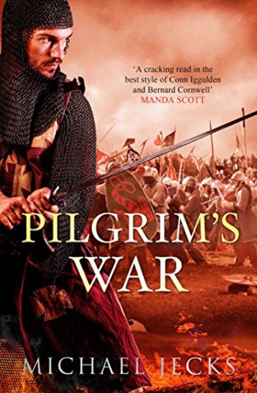 Book cover for "Pilgrim's War" by Michael Jecks