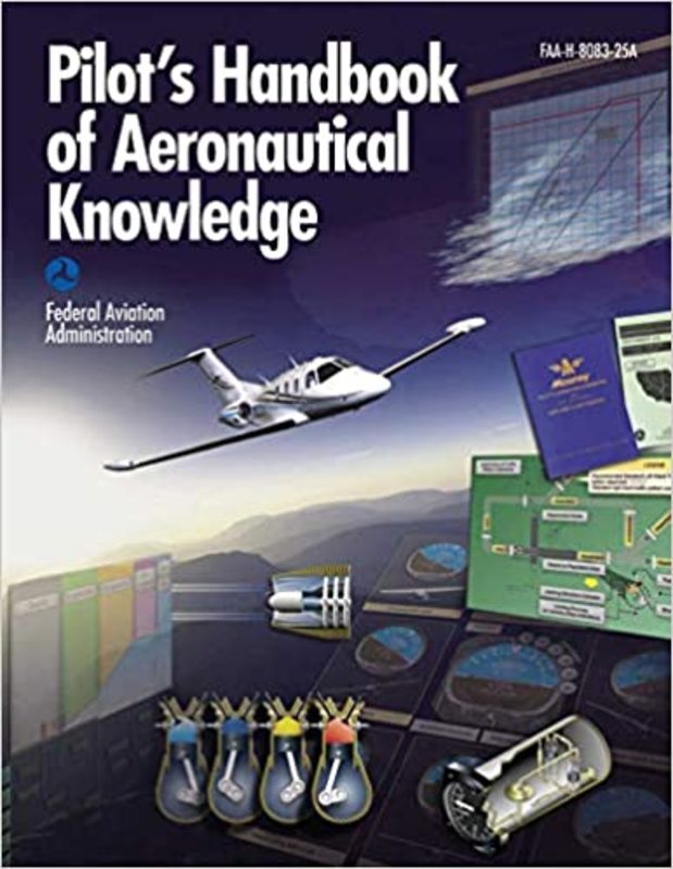 Book cover for "Pilot's Handbook of Aeronautical Knowledge" by Federal Aviation Administration (FAA)