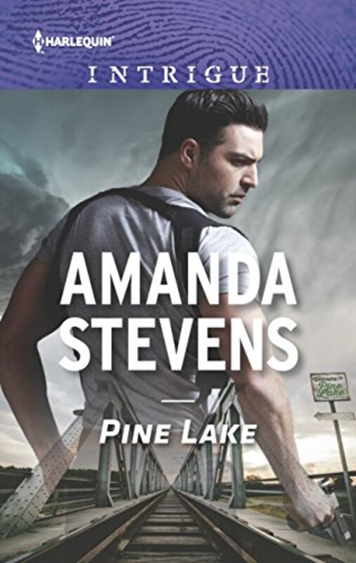 Book cover for "Pine Lake" by Amanda Stevens