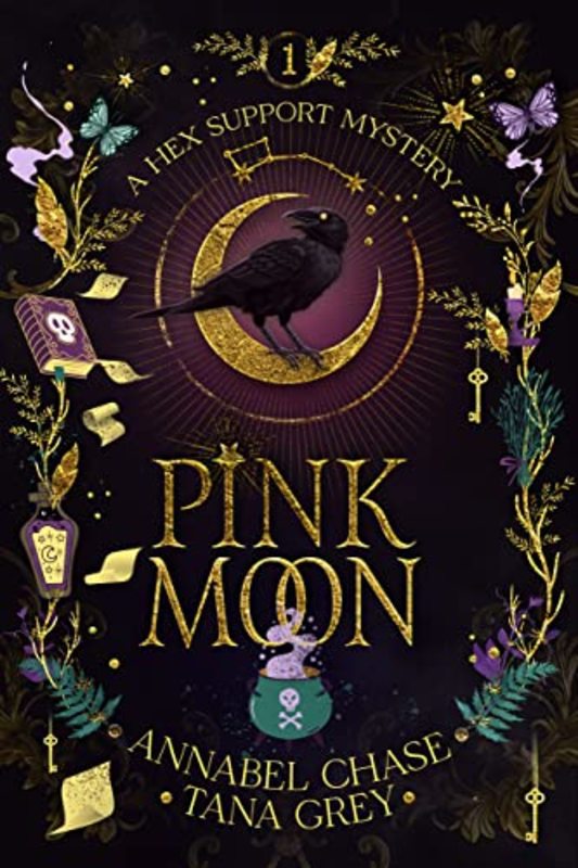 Book cover for "Pink Moon" by Annabel Chase