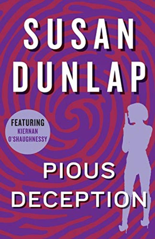Book cover for "Pious Deception" by Susan Dunlap