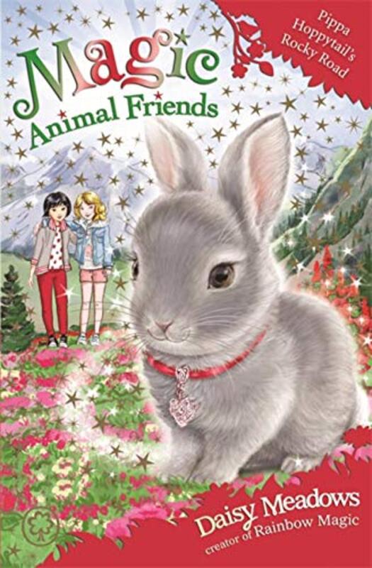 Book cover for "Pippa Hoppytail's Rocky Road" by Daisy Meadows