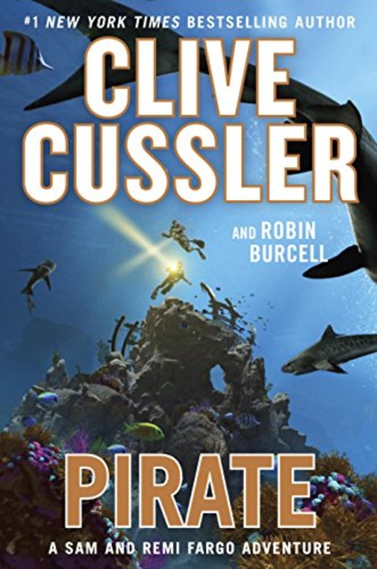Book cover for "Pirate" by Clive Cussler
