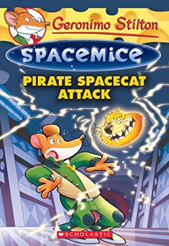 Book cover for "Pirate Spacecat Attack" by Elisabetta Dami