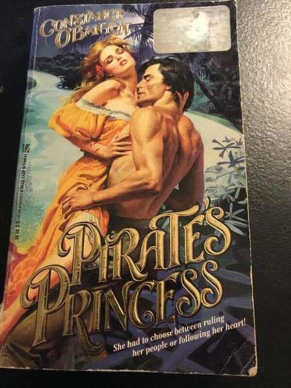 Book cover for "Pirate's Princess" by Constance O'Banyon