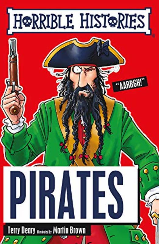 Book cover for "Pirates" by Terry Deary