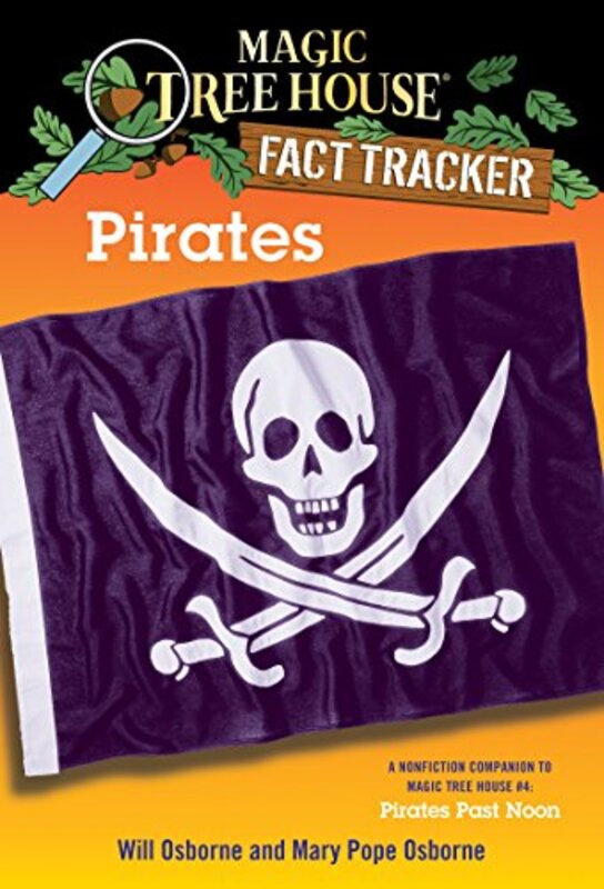 Book cover for "Pirates" by Mary Pope Osborne