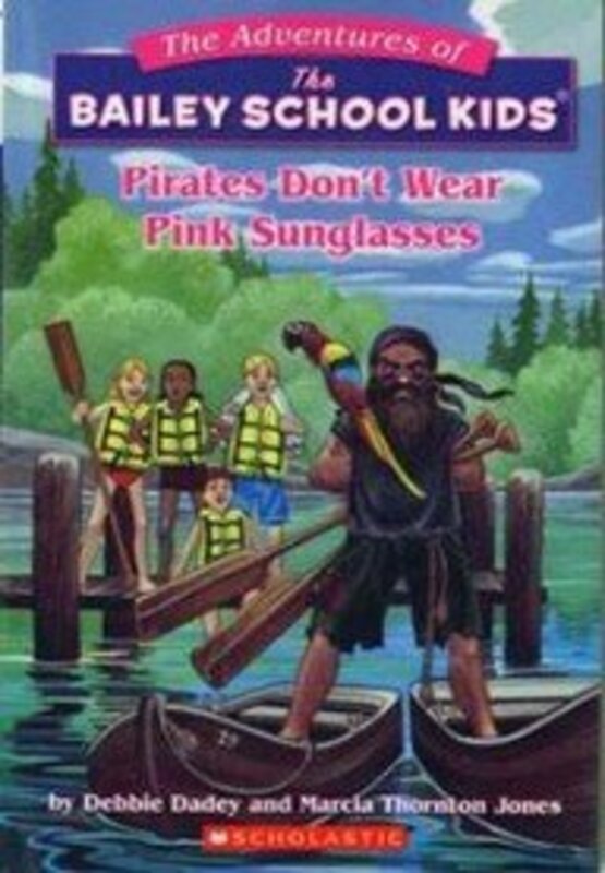 Book cover for "Pirates Don't Wear Pink Sunglasses" by Marcia Thornton Jones