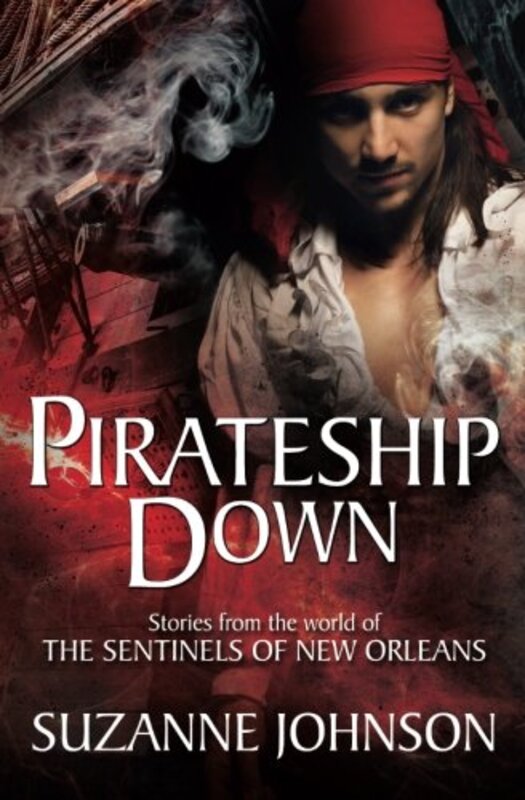 Book cover for "Pirateship Down" by Suzanne Johnson
