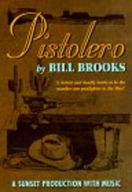 Book cover for "Pistolero" by Bill Brooks