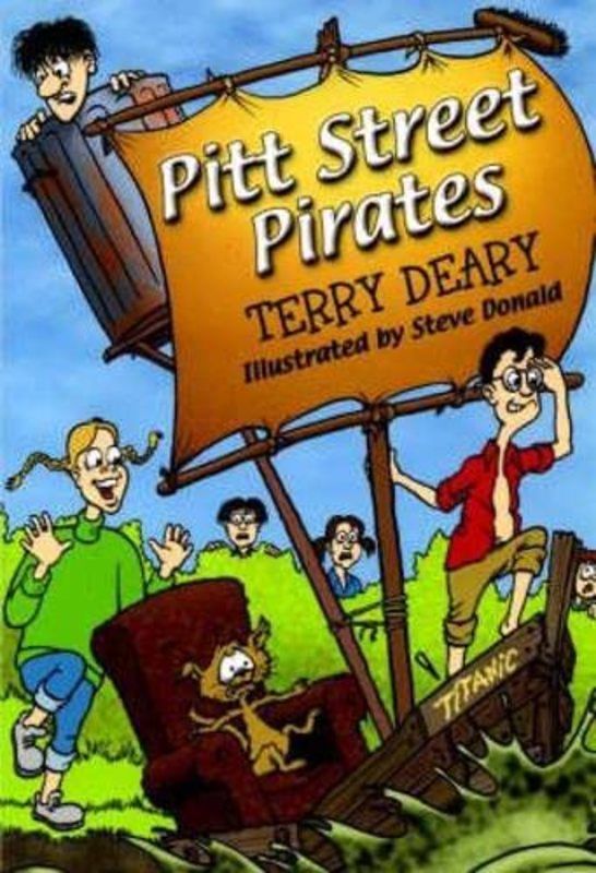 Book cover for "Pitt Street Pirates" by Terry Deary