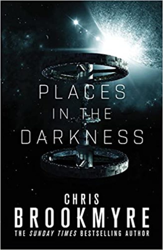 Book cover for "Places in the Darkness" by Christopher Brookmyre
