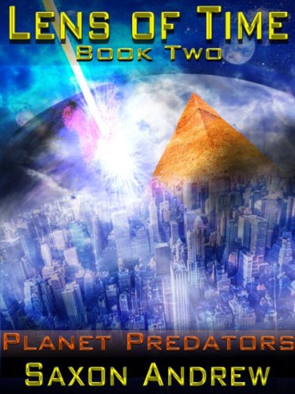 Book cover for "Planet Predators" by Saxon Andrew