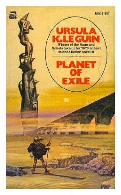 Book cover for "Planet of Exile" by Ursula K Le Guin