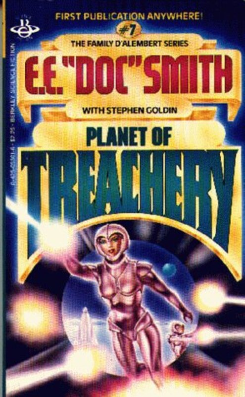 Book cover for "Planet of Treachery" by EE Doc Smith