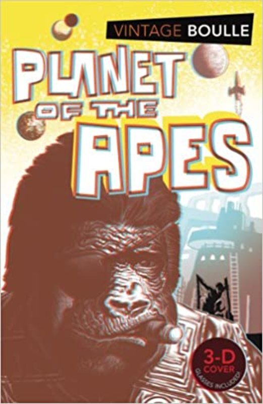 Book cover for "Planet of the Apes" by Pierre Boulle