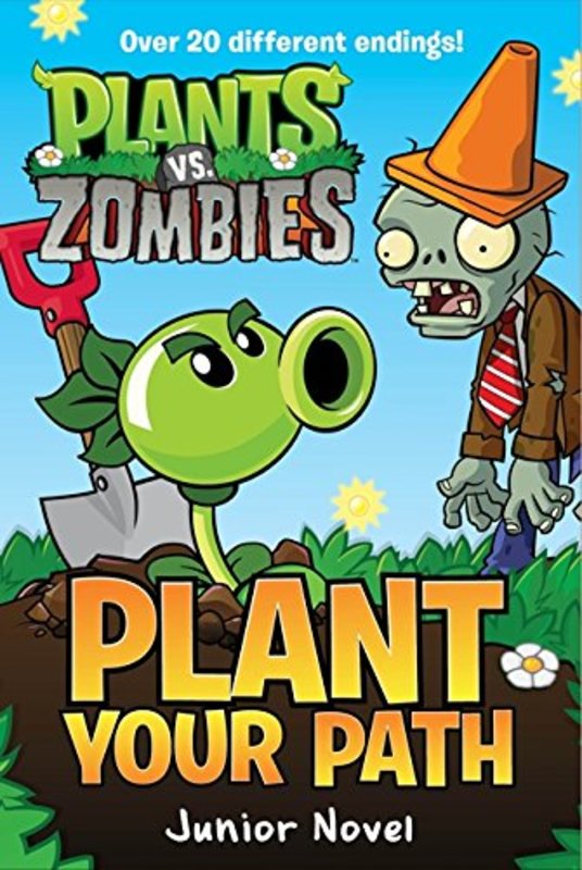 Book cover for "Plants vs. Zombies" by Tracey West