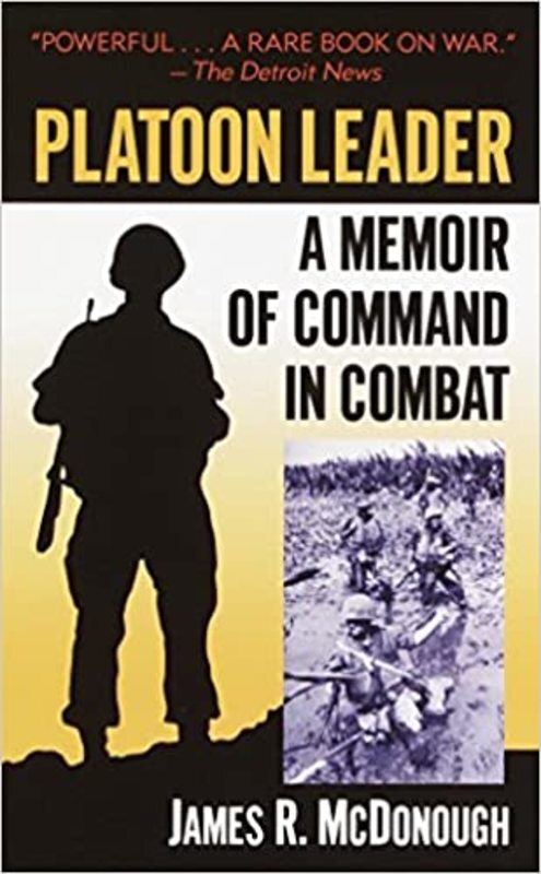 Book cover for "Platoon Leader" by James R. McDonough