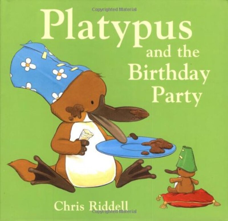 Book cover for "Platypus and the Birthday Party" by Chris Riddell