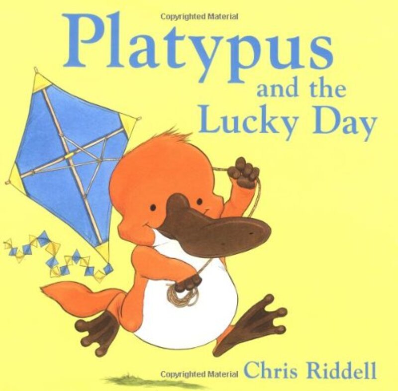Book cover for "Platypus and the Lucky Day" by Chris Riddell