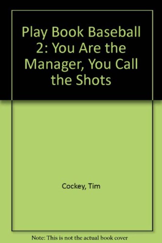 Book cover for "Play Book Baseball 2" by Tim Cockey