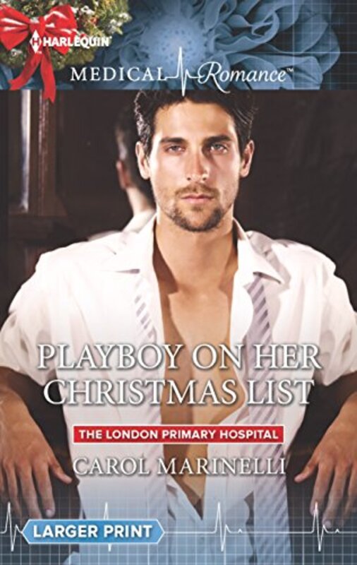Book cover for "Playboy On Her Christmas List" by Carol Marinelli