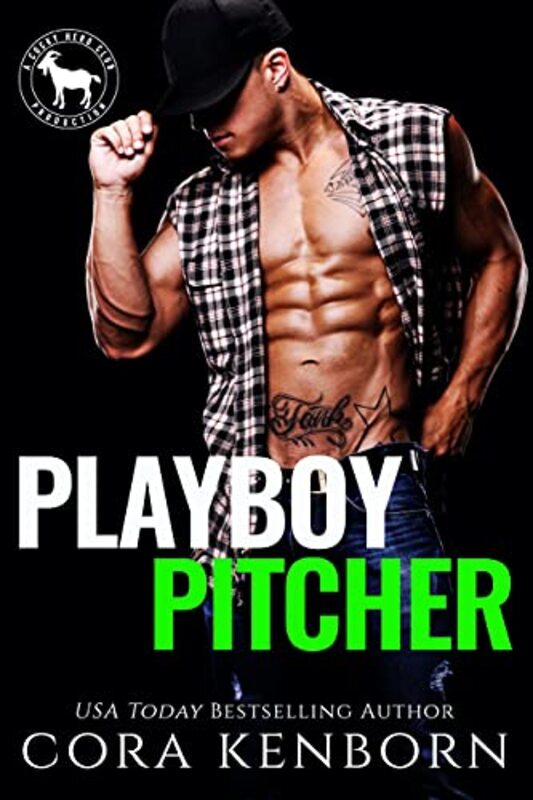 Book cover for "Playboy Pitcher" by Cora Kenborn