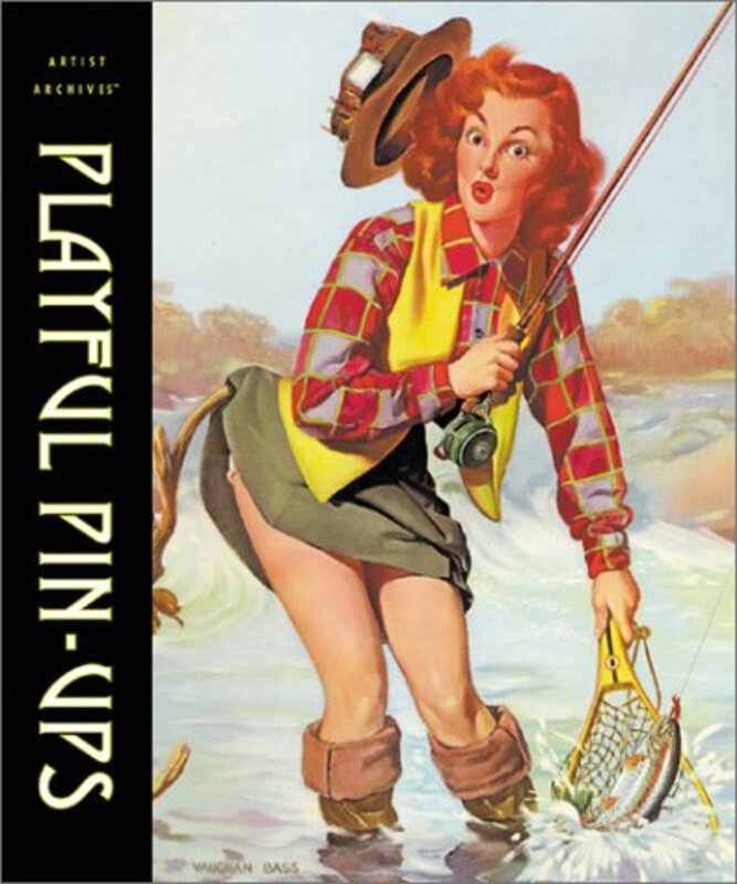 Book cover for "Playful Pin-Ups" by Max Allan Collins