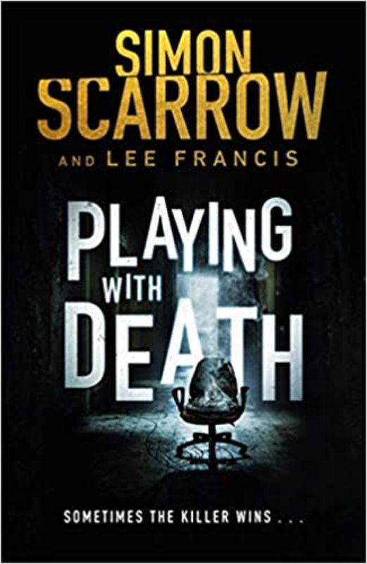 Book cover for "Playing With Death" by Simon Scarrow