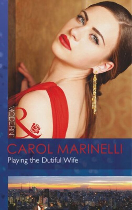 Book cover for "Playing the Dutiful Wife" by Carol Marinelli