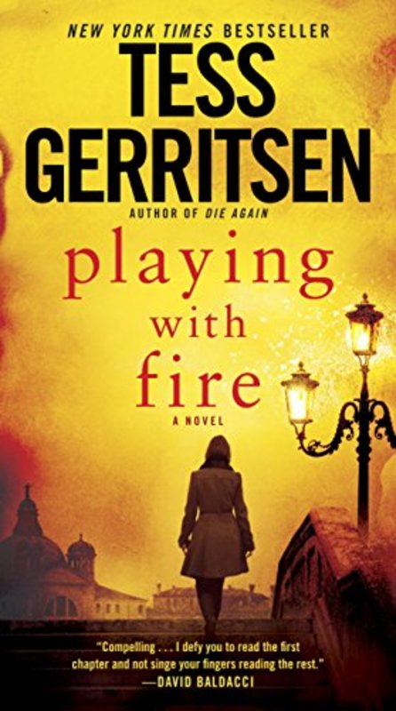 Book cover for "Playing with Fire" by Tess Gerritsen