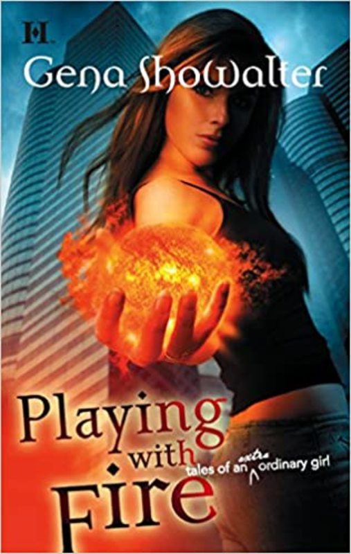 Book cover for "Playing with Fire" by Gena Showalter
