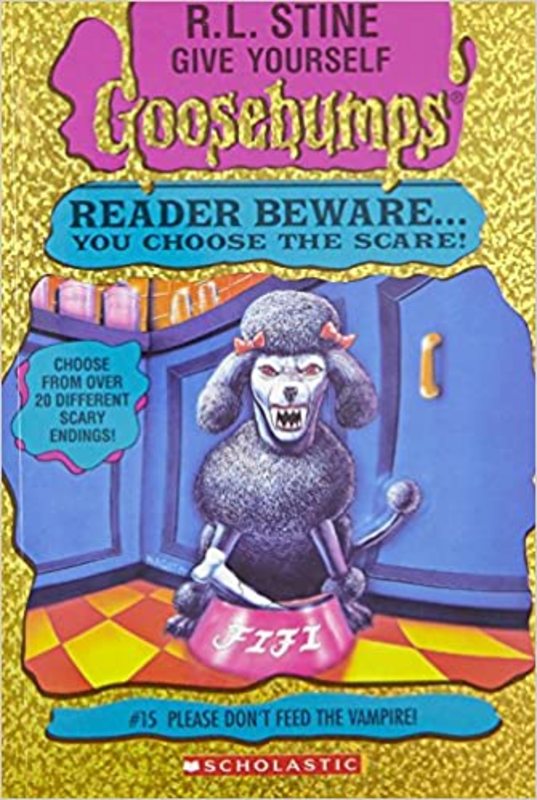 Book cover for "Please Don't Feed the Vampire!" by R.L. Stine
