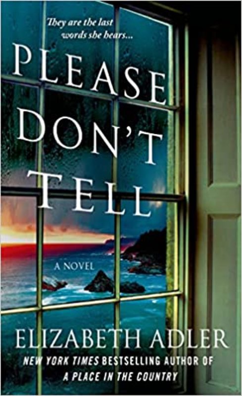 Book cover for "Please Don't Tell" by Elizabeth Adler