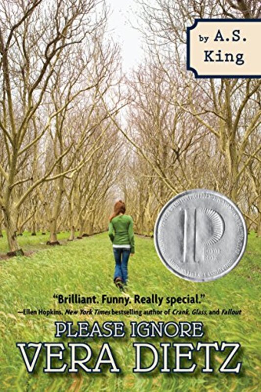 Book cover for "Please Ignore Vera Dietz" by AS King