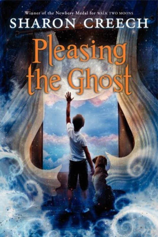 Book cover for "Pleasing the Ghost / The Ghost of Uncle Arvie" by Sharon Creech