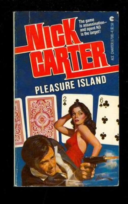 Book cover for "Pleasure Island" by Nick Carter