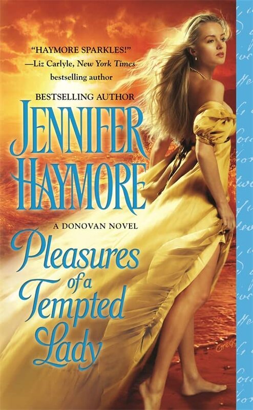 Book cover for "Pleasures of a Tempted Lady" by Jennifer Haymore