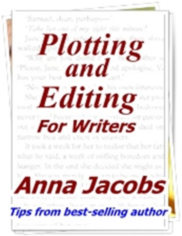 Book cover for "Plotting and Editing" by Anna Jacobs